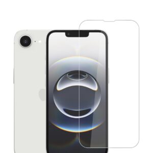 TUNIQ iPhone 16e Skærmbeskyttelse – Gennemsigtig hærdet glas med maksimal klarhed (1 stk.)